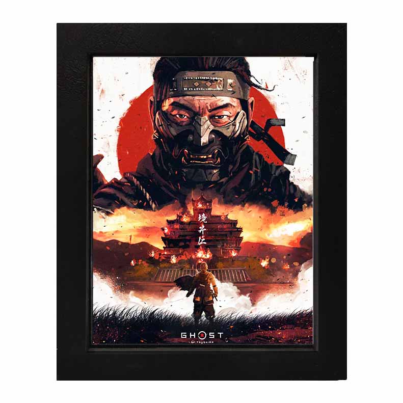 تابلو بک لایت گوست اف سوشیما - Ghost of Tsushima