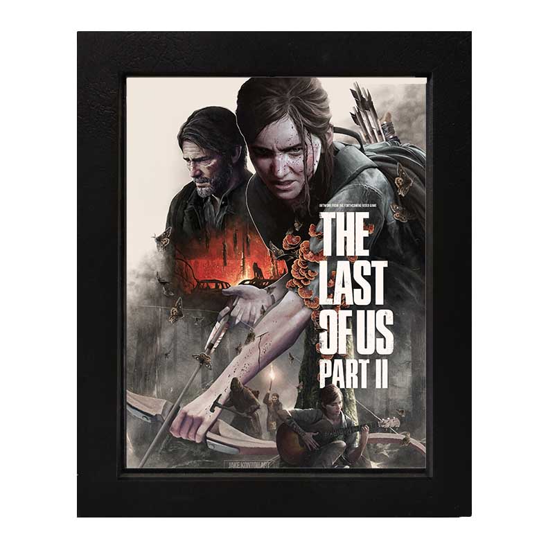 تابلو بک لایت آخرین بازمانده از ما - The Last of Us